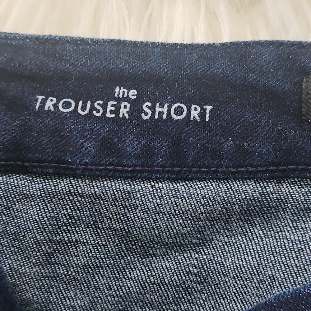Liverpool The Trouser Short Dark Blue Cuffed Jean Shorts with 5.5" Inseam - Picture 6 of 12